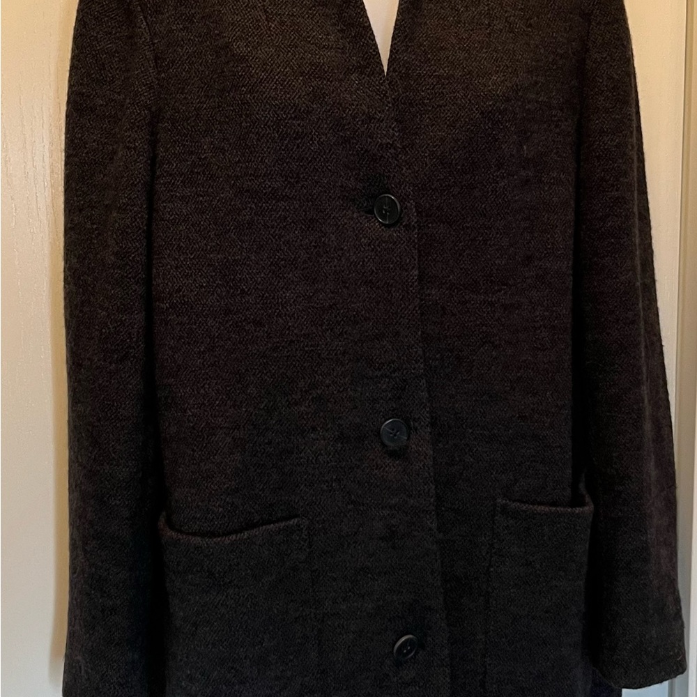 Seasalt Cornwall Women's 100% Wool Grey Lined Coat